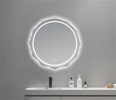 Espejo de baño LED sin marco